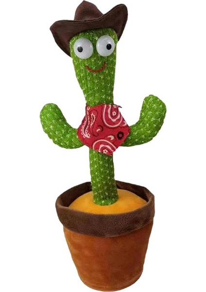 120 Şarkılı Tekrarlayan Kaktüs Oyuncak, Hawaii Dans Eden Papağan Kaktüs Peluş Oyuncak 32 cm - Elektrikli (Yurt Dışından) fırsatları