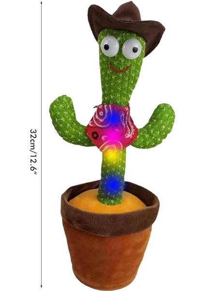 120 Şarkılı Tekrarlayan Kaktüs Oyuncak, Hawaii Dans Eden Papağan Kaktüs Peluş Oyuncak 32 cm - Elektrikli (Yurt Dışından) indirimleri