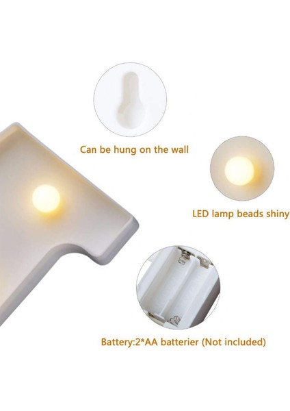 Light Up Dijital LED Numarası Işıkları, Iç Mekan Dekorasyon Işıkları Için Mektup Işıkları, Parti Düğün Ev Bar Dekorasyon Işıkları (Yurt Dışından) fırsatları