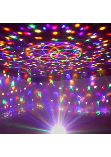 Disko Topu Disko Işığı Parti Disko Işığı Projektör LED Parti Lambası Disko Lambası Cadılar Bayramı Disko Ktv Kulübü Dekorasyon Için Uzaktan Kumanda ile (Yurt Dışından) fırsatları