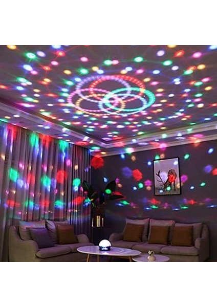 Disko Topu Disko Işığı Parti Disko Işığı Projektör LED Parti Lambası Disko Lambası Cadılar Bayramı Disko Ktv Kulübü Dekorasyon Için Uzaktan Kumanda ile (Yurt Dışından) indirimleri