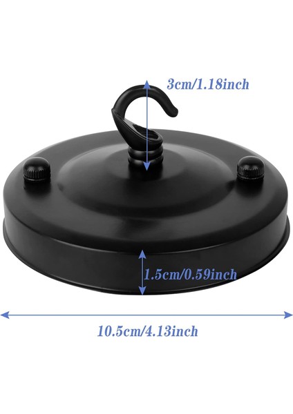 Tavan Gülü Kancası, Avizeler Için 3 Adet Avize Tavan Plakası/çiçek Sepeti, Eşleşen Vidalarla Vintage Avize Tavan Plakası/avize Tavan Gülü Kancası 10KG (Siyah) Taşıyabilir (Yurt Dışından) indirimleri