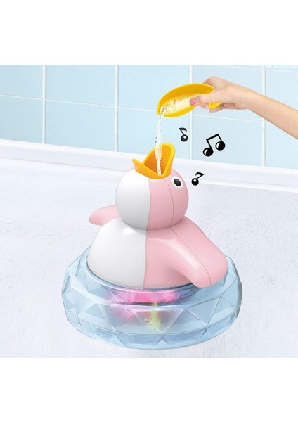 Banyo Oyuncakları Küçük Çocuklar Bebekler Için Küvet Penguen Oyuncak 1 2 3 4 Yaşındaki Erkek ve Kız Çocukları - Müzik ve LED Işık - Ideal Doğum Günü Hediyesi (Yurt Dışından)