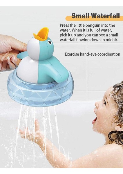 Banyo Oyuncakları Küçük Çocuklar Bebekler Için Küvet Penguen Oyuncak 1 2 3 4 Yaşındaki Erkek ve Kız Çocukları - Müzik ve LED Işık - Ideal Doğum Günü Hediyesi (Yurt Dışından) fiyatları