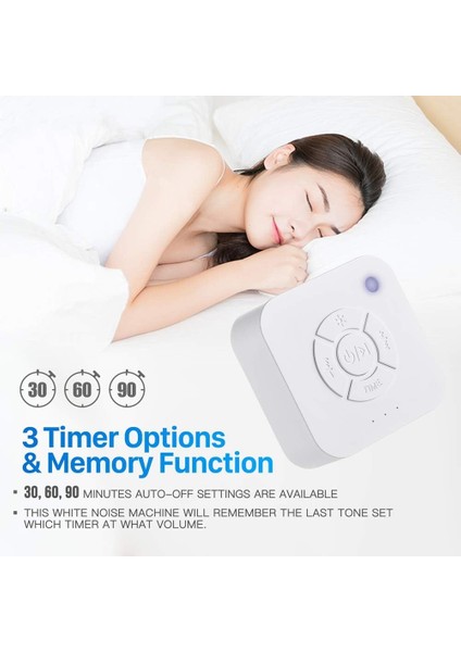 Beyaz Gürültü Makinesi, 10 Rahatlatıcı Sesle Uyku Ses Terapisi, 7 Işık Moduna Sahip Taşınabilir USB Sonar, Zamanlayıcı Ayarları, Parlaklık, Çocuklar Için Uzaktan Kumanda (Yurt Dışından) fırsatları