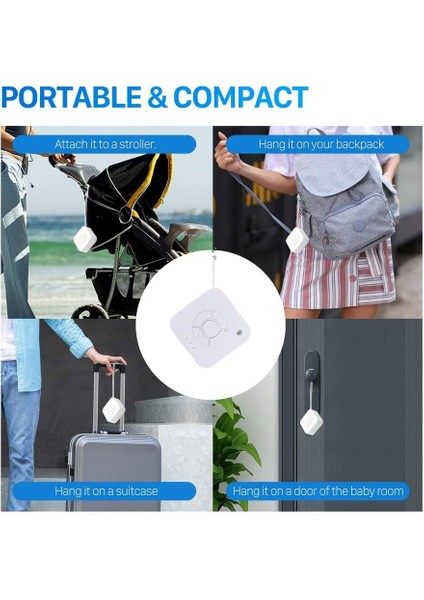 Beyaz Gürültü Makinesi, 10 Rahatlatıcı Sesle Uyku Ses Terapisi, 7 Işık Moduna Sahip Taşınabilir USB Sonar, Zamanlayıcı Ayarları, Parlaklık, Çocuklar Için Uzaktan Kumanda (Yurt Dışından) indirimleri