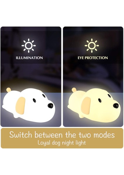 Bebek Gece Lambası, Dokunmatik Schalter ile Wiederaufladbare LED Gece Lambası, Anaokulu, Schlafzimmer, Wohnzimmer, Kamp, Picknick Için Silikon Gece Lambası (Yurt Dışından) fırsatları