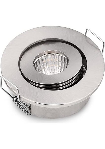 Saten Nikel Mini Koltuk Ayarlanabilir Dolap Lambası 3W (Yurt Dışından)