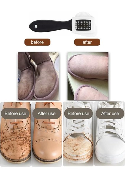 Fırçalar Süet Ayakkabı Temizleme Fırçası - Süet Deri Çizme Ayakkabı Temizleme Için Nubuk Ayakkabı Fırçası (Yurt Dışından) fırsatları