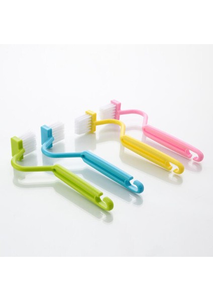 Fırçalar Eqlef Tuvalet Fırçaları Kavisli Plastik Tuvalet Fırçası Temiz Tuvalet Köşesi (3 Parça) (Yurt Dışından) fiyatları