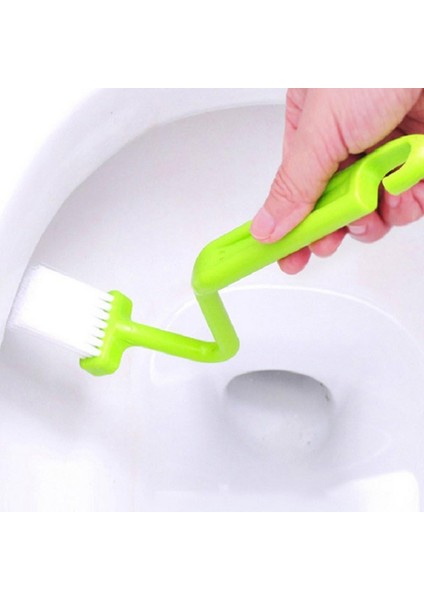 Fırçalar Eqlef Tuvalet Fırçaları Kavisli Plastik Tuvalet Fırçası Temiz Tuvalet Köşesi (3 Parça) (Yurt Dışından) fırsatları