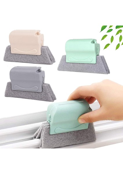 Fırçalar 3'lü Paket Pencere Yuvası Temizleme Fırçaları, Sihirli Pencere Temizleme Fırçaları Tüm Köşeleri ve Çatlakları , Pencere Temizleme Fırçaları (Yurt Dışından)