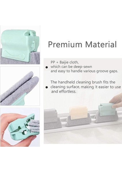 Fırçalar 3'lü Paket Pencere Yuvası Temizleme Fırçaları, Sihirli Pencere Temizleme Fırçaları Tüm Köşeleri ve Çatlakları , Pencere Temizleme Fırçaları (Yurt Dışından) modelleri