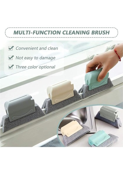 Fırçalar 3'lü Paket Pencere Yuvası Temizleme Fırçaları, Sihirli Pencere Temizleme Fırçaları Tüm Köşeleri ve Çatlakları , Pencere Temizleme Fırçaları (Yurt Dışından) fırsatları