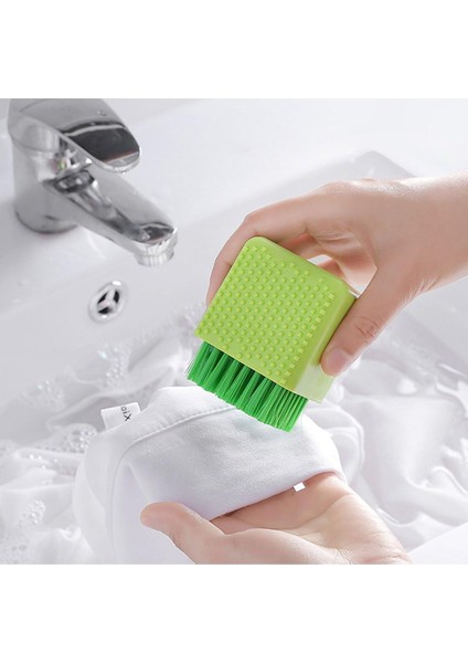 Fırçalar 2 Paket Silikon Çamaşır Fırçası Ovma Çok Amaçlı Ev Bezi Yıkama Fırçası Çift Kullanımlı Ovma Fırçası Giysi Iç Giyim Ayakkabı Için Yumuşak Plastik Temizleme Aracı (Yurt Dışından) modelleri