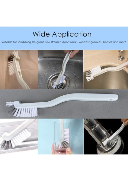 Fırçalar 2pcsmutfak Fırçalama Fırçası, Dik Açılı Şişe Banyo Fırçası Lavabo Için Ev Tencere Tava Kenar Köşeleri Kiremit Hatları Sert Kıllarla Derin Temizlik (Yurt Dışından) modelleri