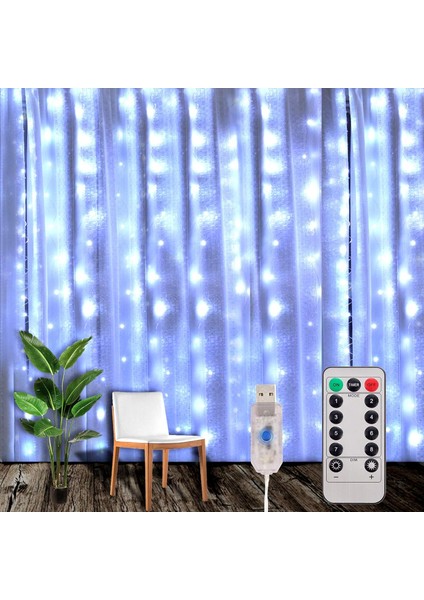 LED Işık Dize Işık Perdesi LED Işık Dize Perdesi, Noel Için Su Geçirmez Dekorasyon, Parti Dekorasyonu, Iç Aydınlatma (Yurt Dışından)