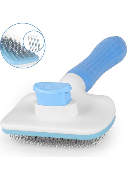 Brush Atlamia Köpekler ve Kediler Için Masaj Peletli Kendi Kendini Temizleyen Pürüzsüzleştirici Fırça (Yurt Dışından)