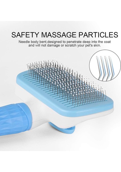 Brush Atlamia Köpekler ve Kediler Için Masaj Peletli Kendi Kendini Temizleyen Pürüzsüzleştirici Fırça (Yurt Dışından) fiyatları