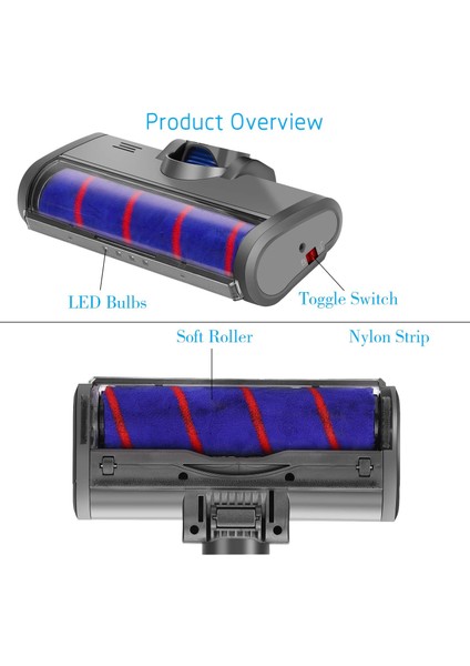 Fırçalar Dy/son Dy/son Elektrikli Süpürge Aksesuarları Için Uygundur Elektrikli Zemin Fırçası Rulo Fırça Temizleme Fırçası Kafası, V7 Ila V11 Için Özel Fırça (Yurt Dışından) indirimleri