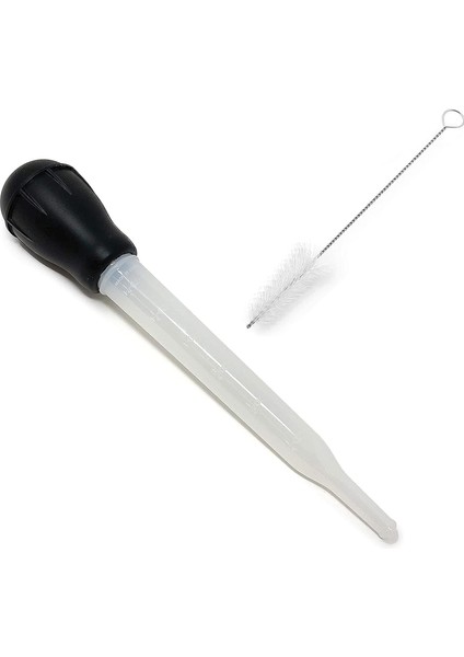 Fırçalar Hindi Baster Seti, Temizleme Fırçalı Hindi Enjektör Şırıngası, Yemek Pişirme Için Şırınga Baster - Barbekü Izgara Pişirme Mutfak Pişirme Için Ölçülerle (Yurt Dışından)
