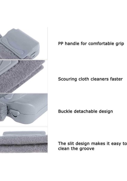 Fırçalar Pencere Oluk Temizleme Fırçası Mucize Pencere Temizleme Fırçası Tüm Köşeleri ve Çatlakları Hızla Temizleyin Mutfak Ev Temizlik Aletleri. (Yurt Dışından) fiyatları