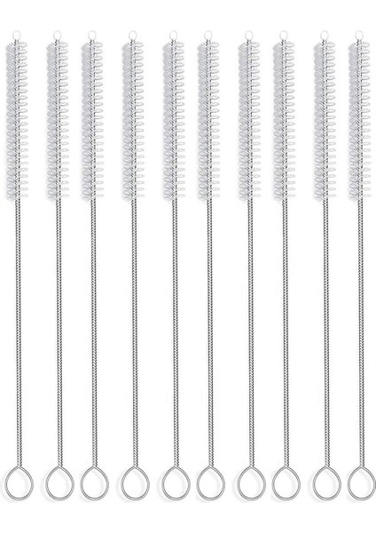 Fırçalar 10 Adet Uzun Saman Fırçası, Naylon Boru Tüp Temizleyici 175*40*5MM (Yurt Dışından)