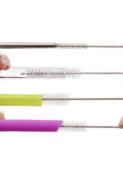 Fırçalar 10 Adet Uzun Saman Fırçası, Naylon Boru Tüp Temizleyici 175*40*5MM (Yurt Dışından) fiyatları