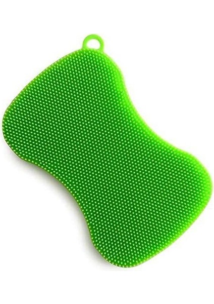 Fırçalar Mutfak Temizleme Araçları Silikon Papyon Bulaşık Fırçası, Yeşil (Yurt Dışından)