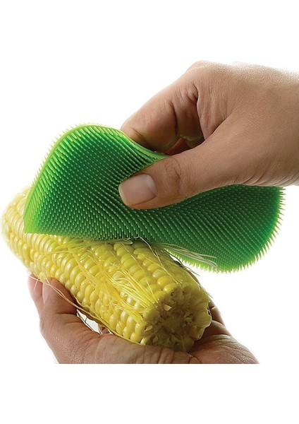 Fırçalar Mutfak Temizleme Araçları Silikon Papyon Bulaşık Fırçası, Yeşil (Yurt Dışından) modelleri