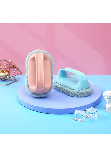 Fırçalar 2 Parça Dekontaminasyon Sünger Fırçası, Küvet Süngeri, Sünger Temizleme Fırçası, Plastik Saplı Sünger Fırçası, Mutfak Banyo Için (Pembe ve Mavi) (Yurt Dışından) fiyatları