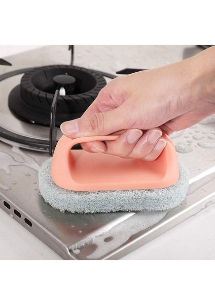 Fırçalar 2 Parça Dekontaminasyon Sünger Fırçası, Küvet Süngeri, Sünger Temizleme Fırçası, Plastik Saplı Sünger Fırçası, Mutfak Banyo Için (Pembe ve Mavi) (Yurt Dışından) fırsatları