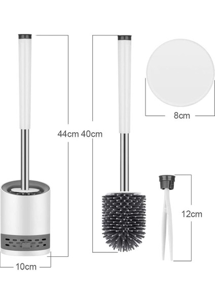 Fırçalar Silikon Tutuculu Tuvalet Fırçası Duvara Monte Dik Tuvalet Fırçası Seti Paslanmaz Çelik Uzun Saplı Tuvalet Fırçası ve Çabuk Kuruyan Tutucu Seti (Yurt Dışından) modelleri