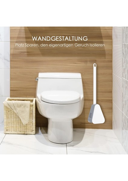 Fırça Tuvalet Fırçası 360 Golf Tuvalet Fırçası Tutucu Seti, Banyo Uzun Saplı Tuvalet Temizleme Fırçası, Duvara Monte (Yurt Dışından) modelleri