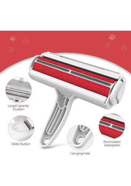 Fırçalar Evcil Hayvan Epilasyon Rulosu, Kendi Kendini Temizleyen Tabanı ile Köpek ve Kedi Epilasyon Rulosu, Temizlenmesi Kolay Evcil Hayvan Epilasyonu (Yurt Dışından) fırsatları