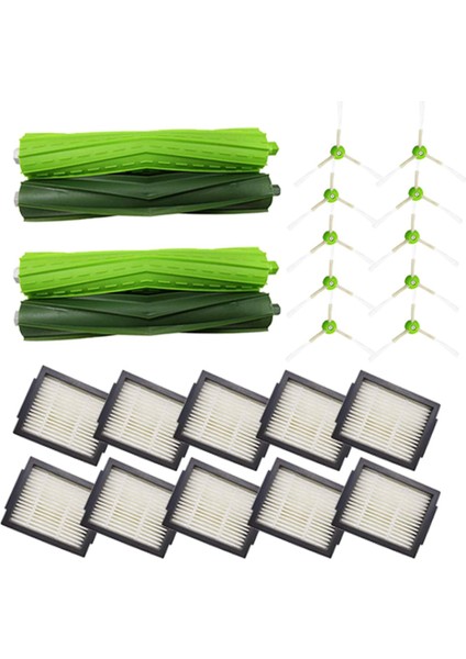 Fırçalar Kiti, 2 Doğal Kauçuk Eleman, 10 Yüksek Dereceli Hepa Filtre ve 10 Denge Çubuğu Çapraz Elemanıyla Birlikte Satılır (Yurt Dışından)