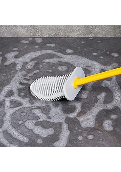 Fırçalar Tuvalet Fırçası, Silikon Tuvalet Fırçası, Tuvalet Fırçası ve Kabı, Çabuk Kuruyan Tutuculu Tuvalet Fırçası, Banyo ve Tuvalet Için Duvara Monte Tuvalet Fırçası (Yurt Dışından) fiyatları