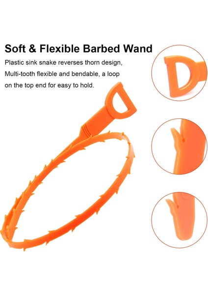 Fırçalar 3 Paket Saç Yılan Aracı Drenaj Açıcı Saç Kilidi Sökücü Lavabo Yılan Kanalizasyon Mutfak Lavabo Banyo Küvet Tuvalet Tıkanmış Drenaj Rölyef Temizleme Aracı (Yurt Dışından) modelleri