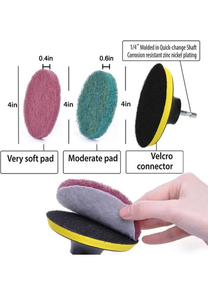 Fırçalar 12 Adet Matkap Fırçası ve Metal Uzatma Çubuğu Fırça Elektrikli Matkap Temizleme Araba Banyo Küveti Mutfak Fayans Lastikleri Pencere (Yurt Dışından) indirimleri