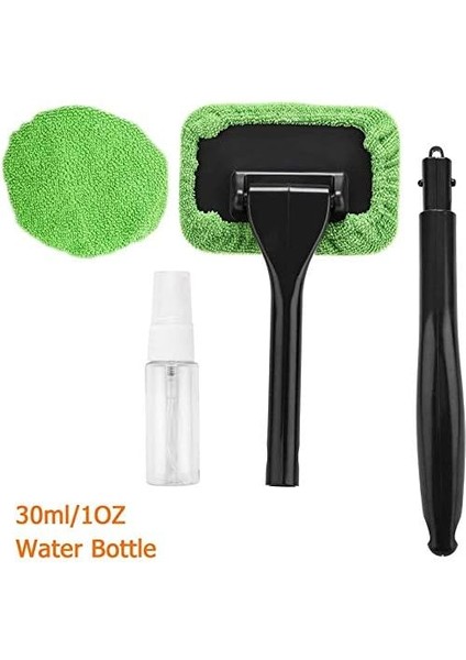 Fırçalar Pencere Ön Cam Temizleme Aleti Mikrofiber Bez Araba Temizleme Fırçası Ayrılabilir Saplı Otomatik Iç Cam Silecek Iç Aksesuarları Araba Temizleme Seti (Yurt Dışından) fırsatları