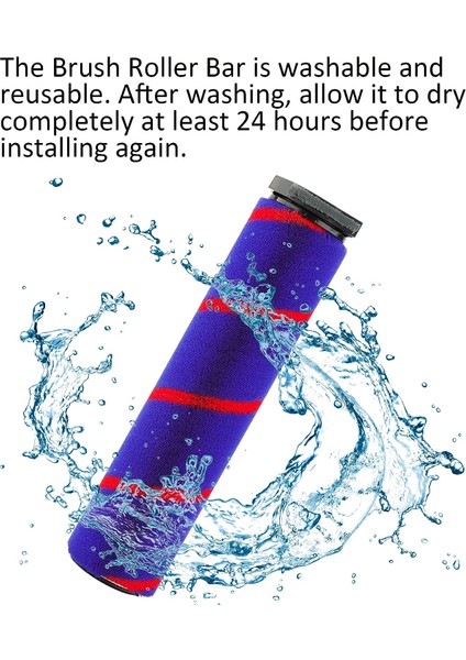 Dyson V7 V8 V10 V11 V15 Elektrikli Süpürge Için QOO100 Fırçalar Aksesuarı Yumuşak Rulo Temizleme Kafası Hızlı Bırakma (Yurt Dışından) modelleri