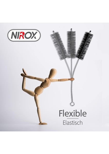 Fırçalar Naylon Temizleme Fırçaları 13 Parça Set - Bulaşık Makinesinde Yıkanabilen Süt Boru Fırçaları - Küçük Açıklıklar Için Elastik Boru Fırçaları - Saman Fırçası (Yurt Dışından) indirimleri