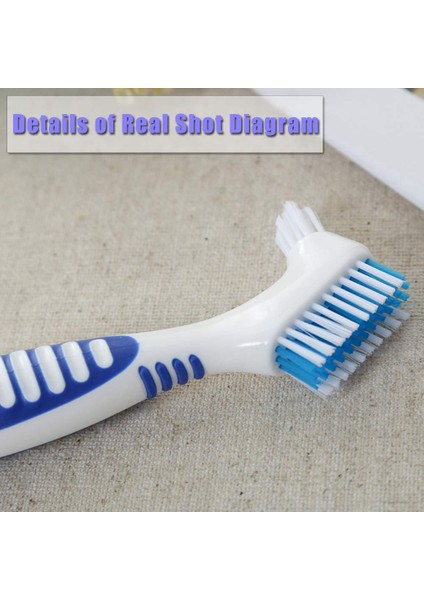 Fırçalar 4 Adet Protez Fırçaları, Protez Bakımı Için Çift Taraflı Protez Temizleme Fırça Başlıkları (Yurt Dışından) modelleri