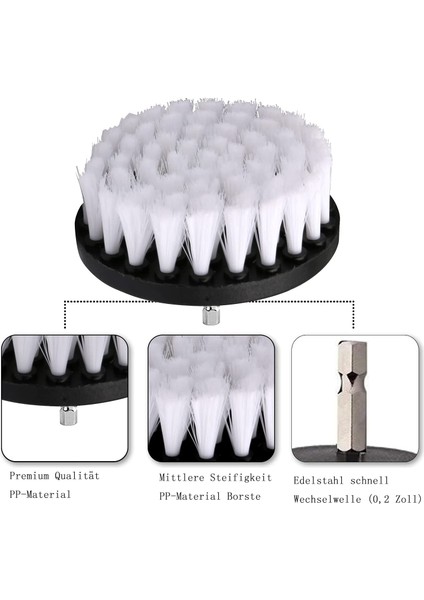 Fırçalar Brush Ataşman Matkap Seti, 5 Parçalı Matkap Fırça Seti, Ataşman Temizleme Fırçası, Jant Fırçası, Ovalayıcı (Yurt Dışından) fırsatları
