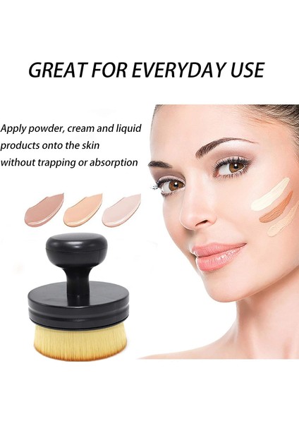 Fırçalar Fondöten Fırçası, Yüz ve Vücut Için Seyahat Kabuki Fondöten Fırçası, Büyük Tam Kapsama Fırçası (Yurt Dışından) modelleri