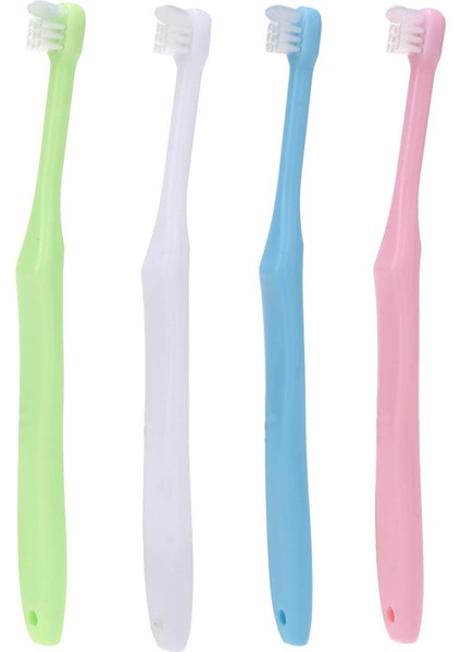 Fırçalar 4 Parça Tuft Diş Fırçası Minik Küçük Baş Ucu Püskül Diş Fırçası, Ortodontik Yumuşak Trim Wisdom Diş Fırçası Tekli Kompakt Diş Arası Fırçası (Tekli) (Yurt Dışından) fiyatları