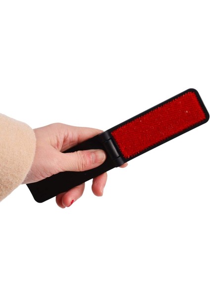 Fırçalar 6'lı Paket Mini Katlanır Lint Fırçaları Seyahat Kompakt Çanta Cebi (Siyah) (Yurt Dışından) modelleri