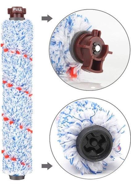 Elektrikli Süpürge Için QOO100 Fırçalar Yedek Fırça (Bissell Crosswave Brush) (Yurt Dışından) modelleri