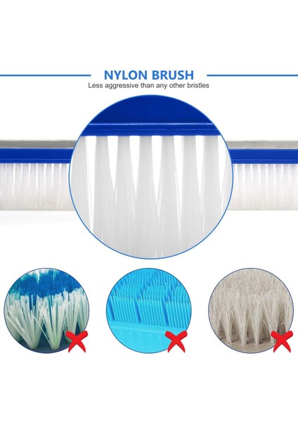 Fırçalar Havuz Fırçası, Havuz Duvarı ve Fayans Fırçası 18 Inç Alüminyum Havuz Temizleme Direği Fırça Başlığı Yedek Fırça (Direk Dahil Değildir) (Yurt Dışından) indirimleri