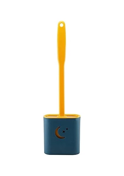 Fırçalar Silikon Klozet Fırçası, Tutuculu, Banyo Derin Temizleme Kasesi - Derin Temizleme Fırçası - Mavi (Yurt Dışından)